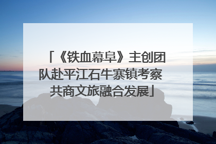 《铁血幕阜》主创团队赴平江石牛寨镇考察 共商文旅融合发展
