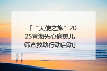 “天使之旅”2025青海先心病患儿筛查救助行动启动