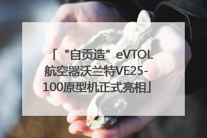 “自贡造”eVTOL航空器沃兰特VE25-100原型机正式亮相