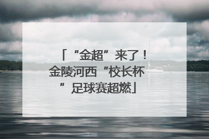 “金超”来了！金陵河西“校长杯”足球赛超燃