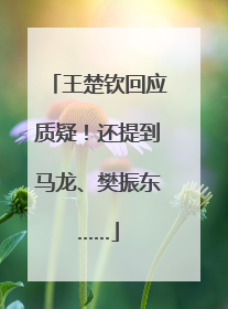 王楚钦回应质疑！还提到马龙、樊振东……