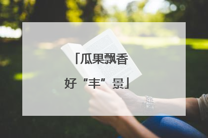 瓜果飘香 好“丰”景