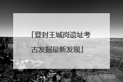 登封王城岗遗址考古发掘最新发现