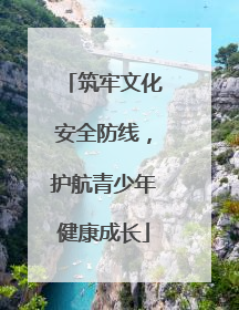 筑牢文化安全防线，护航青少年健康成长