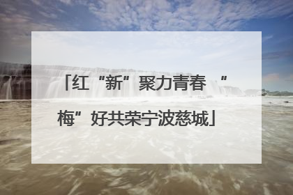 红“新”聚力青春 “梅”好共荣宁波慈城