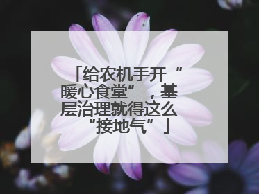 给农机手开“暖心食堂”，基层治理就得这么“接地气”