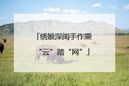 绣娘深闺手作乘“云”踏“网”