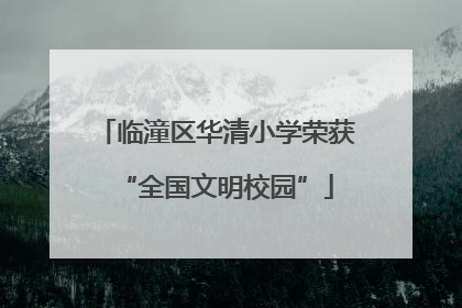 临潼区华清小学荣获“全国文明校园”