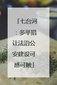 七台河：多举措让法治公安建设可感可触