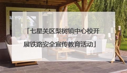 七星关区梨树镇中心校开展铁路安全宣传教育活动
