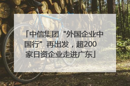中信集团“外国企业中国行”再出发，超200家日资企业走进广东
