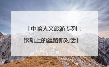 中哈人文旅游专列：钢轨上的丝路新对话