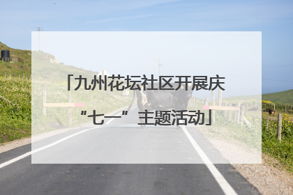 九州花坛社区开展庆“七一”主题活动