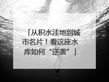 从积水洼地到城市名片！看这座水库如何“逆袭”