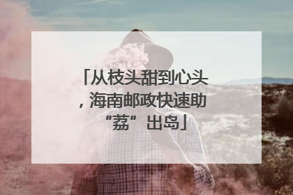 从枝头甜到心头，海南邮政快速助“荔”出岛