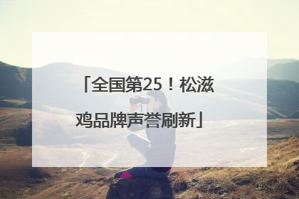 全国第25！松滋鸡品牌声誉刷新
