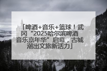啤酒+音乐+篮球！武冈“2025哈尔滨啤酒音乐嘉年华”启幕，古城潮出文旅新活力