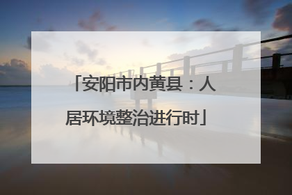 安阳市内黄县：人居环境整治进行时