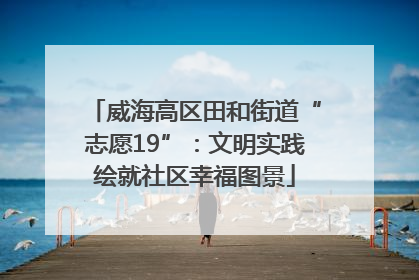 威海高区田和街道“志愿19”：文明实践绘就社区幸福图景
