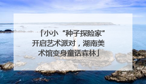 小小“种子探险家”开启艺术派对，湖南美术馆变身童话森林