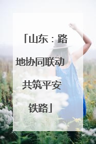 山东：路地协同联动 共筑平安铁路