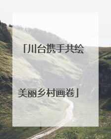川台携手共绘美丽乡村画卷