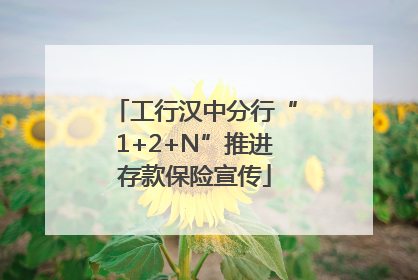 工行汉中分行“1+2+N”推进存款保险宣传