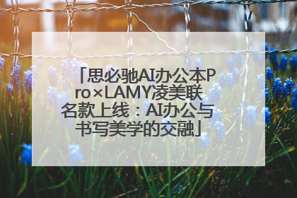 思必驰AI办公本Pro×LAMY凌美联名款上线：AI办公与书写美学的交融