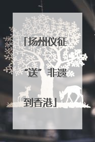 扬州仪征“送”非遗到香港