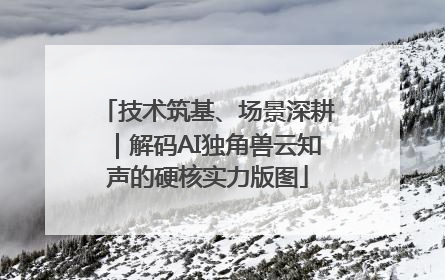 技术筑基、场景深耕｜解码AI独角兽云知声的硬核实力版图