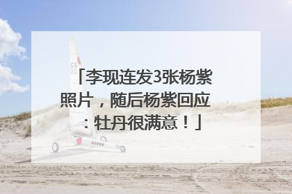 李现连发3张杨紫照片，随后杨紫回应：牡丹很满意！