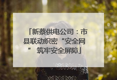 新蔡供电公司：市县联动织密“安全网” 筑牢安全屏障
