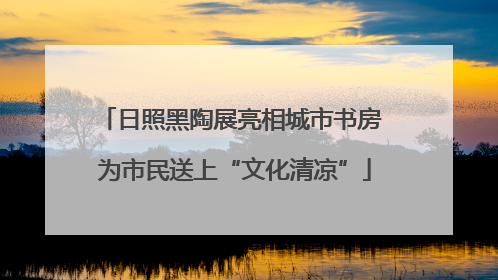 日照黑陶展亮相城市书房 为市民送上“文化清凉”