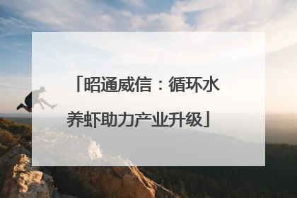 昭通威信：循环水养虾助力产业升级