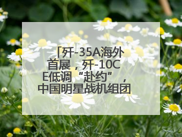 歼-35A海外首展，歼-10CE低调“赴约”，中国明星战机组团亮相巴黎航展