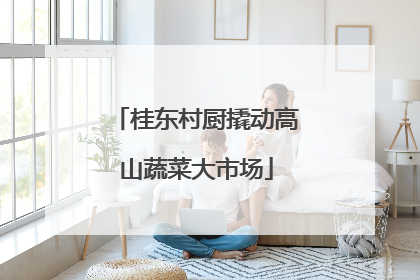 桂东村厨撬动高山蔬菜大市场