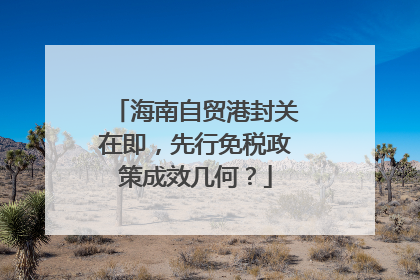 海南自贸港封关在即，先行免税政策成效几何？