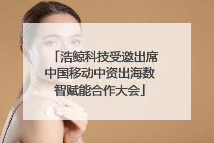浩鲸科技受邀出席中国移动中资出海数智赋能合作大会