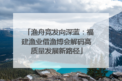 渔舟竞发向深蓝：福建渔业借渔博会解码高质量发展新路径