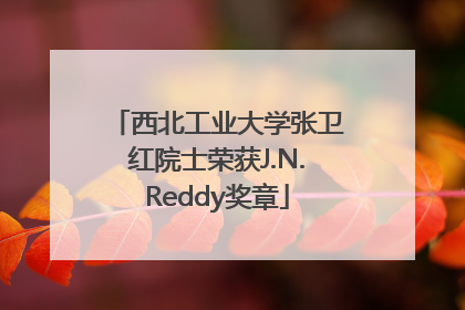 西北工业大学张卫红院士荣获J.N.Reddy奖章