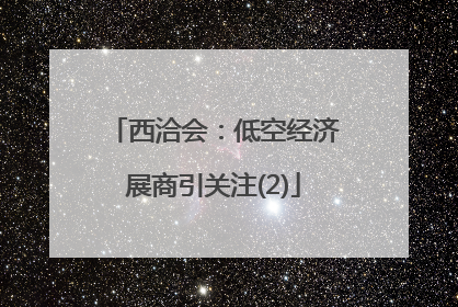 西洽会：低空经济展商引关注(2)
