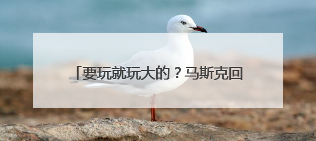 要玩就玩大的？马斯克回击特朗普：SpaceX“龙”飞船将立即退役！