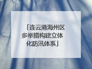 连云港海州区多举措构建立体化防汛体系