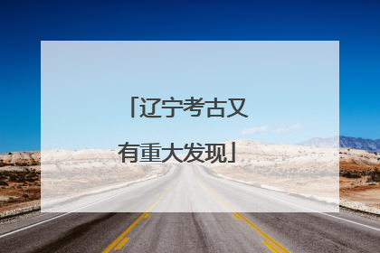 辽宁考古又有重大发现