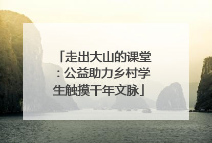 走出大山的课堂：公益助力乡村学生触摸千年文脉