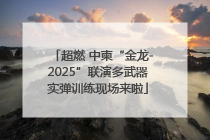 超燃 中柬“金龙-2025”联演多武器实弹训练现场来啦