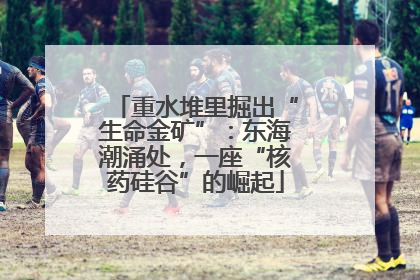 重水堆里掘出“生命金矿”：东海潮涌处，一座“核药硅谷”的崛起