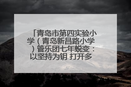 青岛市第四实验小学（青岛新昌路小学）管乐团七年蜕变：以坚持为钥 打开多元成长之门
