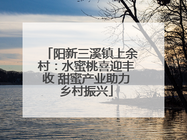 阳新三溪镇上余村：水蜜桃喜迎丰收 甜蜜产业助力乡村振兴