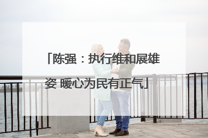 陈强：执行维和展雄姿 暖心为民有正气